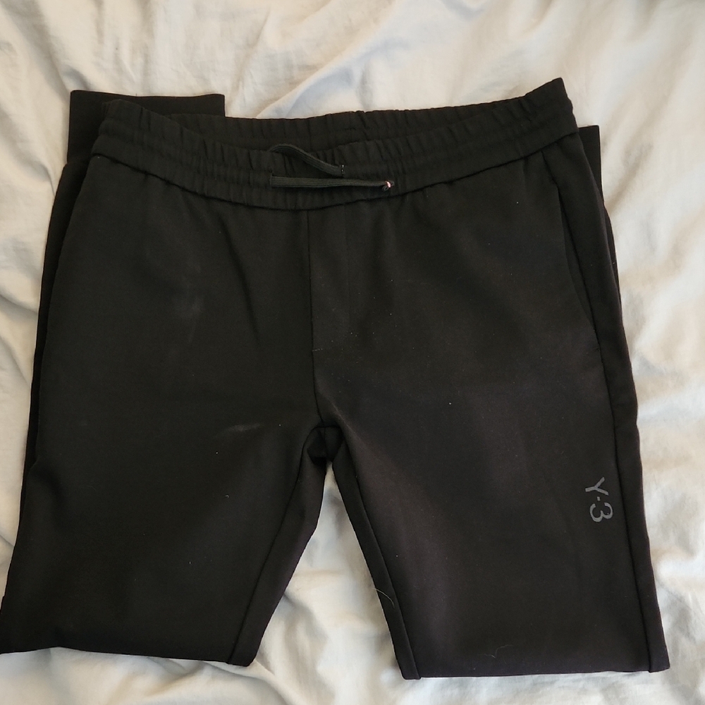 Y-3 Black Sweatpants Minimalist Design